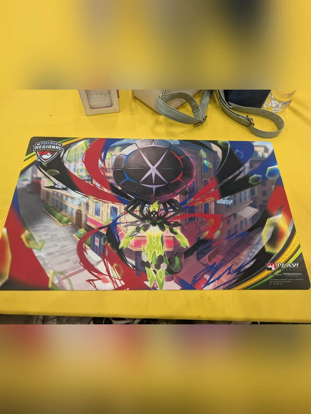 Pokémon Play! TCG‎ Regional Playmat — Black, Red, Green Zygrade Orlando 2026